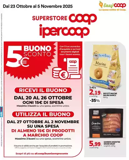 Dal 23 Ottobre al 5 Novembre 2025 Dal 23 Ottobre al 5 Novembre 2025