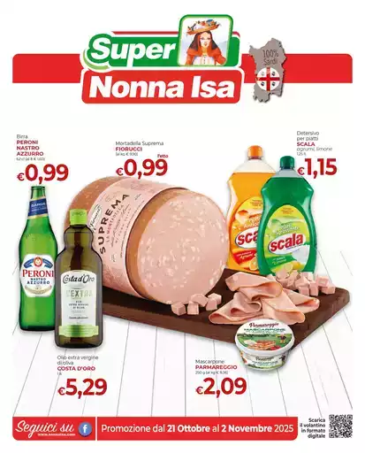 Promozione dal 21 Ottobre al 2 Novembre 2025 Promozione dal 21 Ottobre al 2 Novembre 2025