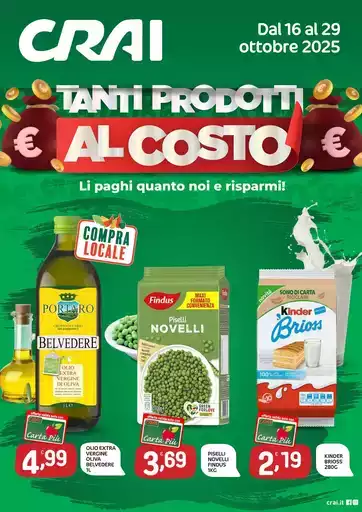 TANTI PRODOTTI AL COSTO