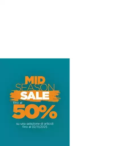 Mid season sale fino al 50% Mid season sale fino al 50%