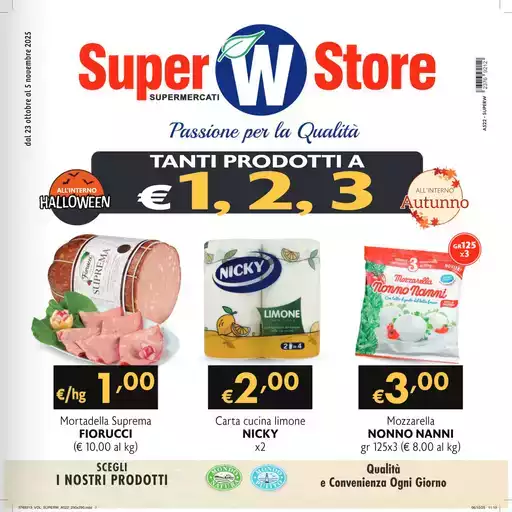 Tanti prodotti a 1,2,3 € Tanti prodotti a 1,2,3 €
