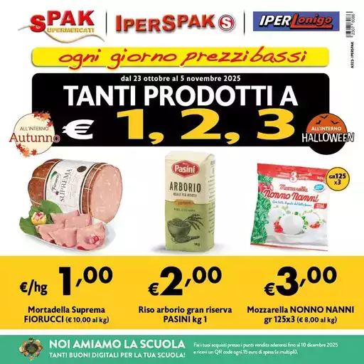 Tanti prodotti a 1,2,3 euro Tanti prodotti a 1,2,3 euro