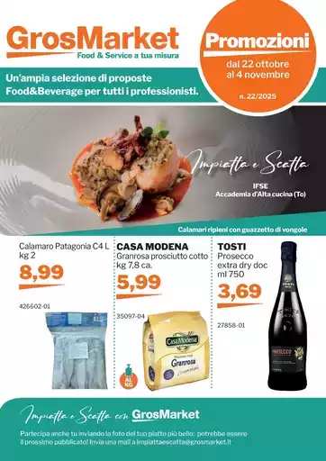 dal 22 ottobre al 4 novembre dal 22 ottobre al 4 novembre