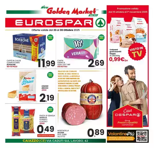 Offerte dal 23 al 30 ottobre 2025 Offerte dal 23 al 30 ottobre 2025