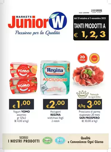 Tanti prodotti a 1,2,3 € Tanti prodotti a 1,2,3 €
