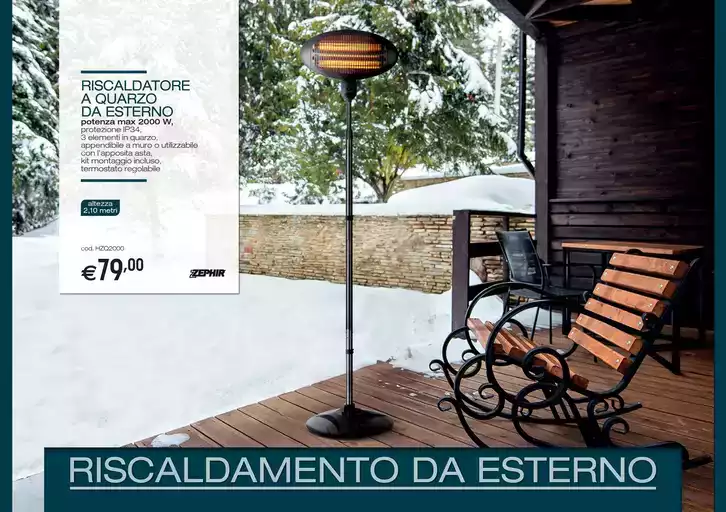 Riscaldamento sa esterno Riscaldamento sa esterno