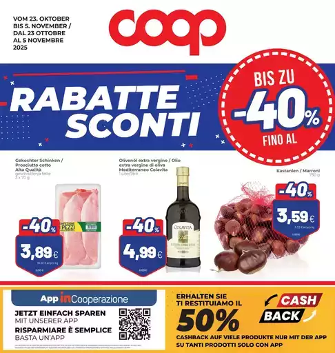 Fino al 40% Fino al 40%