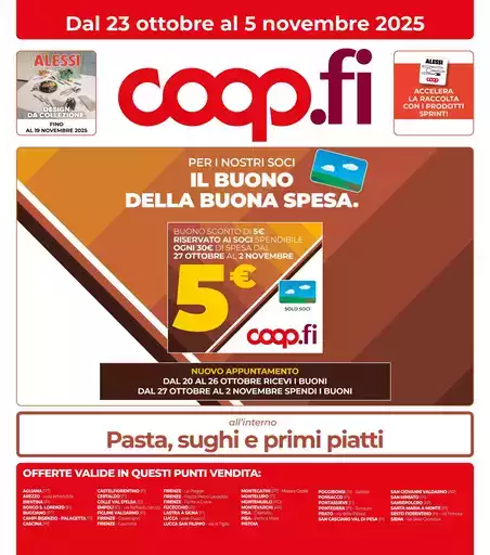 Dal 23 ottobre al 5 novembre 2025 Dal 23 ottobre al 5 novembre 2025