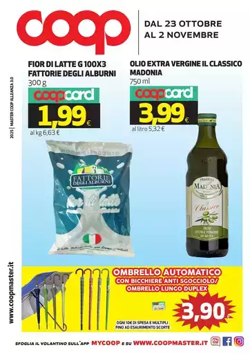 Dal 23 OTTOBRE AL 2 NOVEMBRE Dal 23 OTTOBRE AL 2 NOVEMBRE