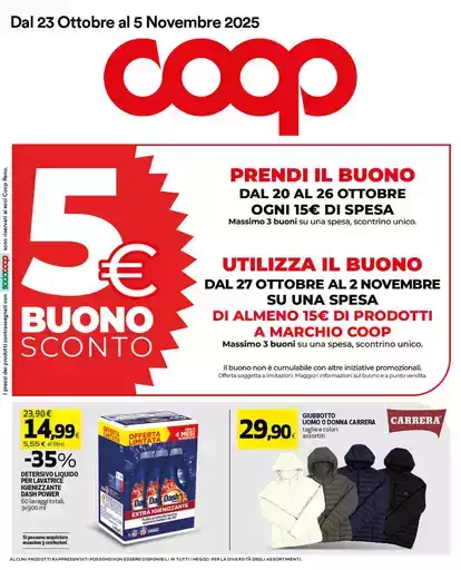 Dal 23 ottobre al 5 novembre 2025 Dal 23 ottobre al 5 novembre 2025
