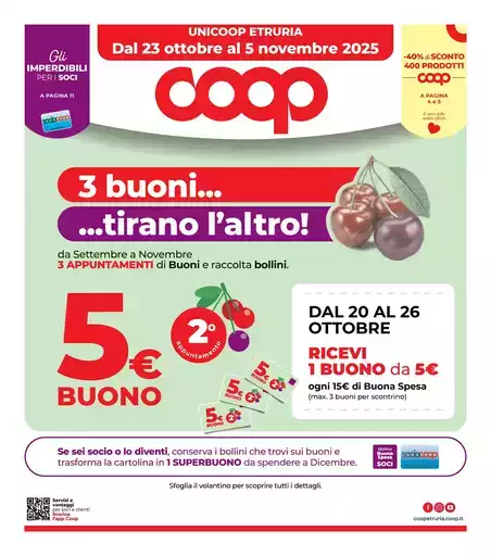 Dal 23 ottobre al 5 novembre 2025 Dal 23 ottobre al 5 novembre 2025