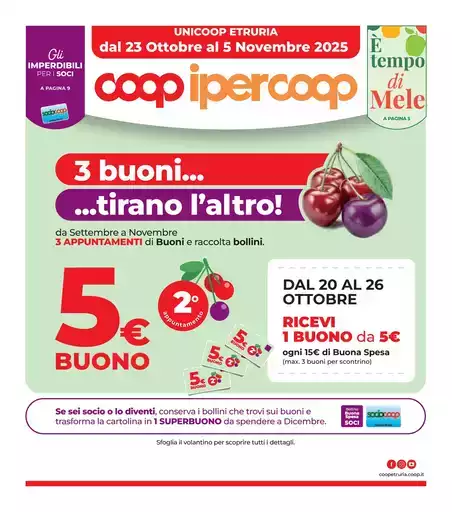 dal 23 Ottobre al 5 Novembre 2025 dal 23 Ottobre al 5 Novembre 2025