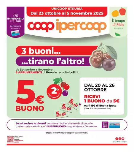 Dal 23 ottobre al 5 novembre 2025
