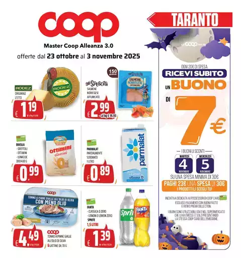 offerte dal 23 ottobre al 3 novembre 2025