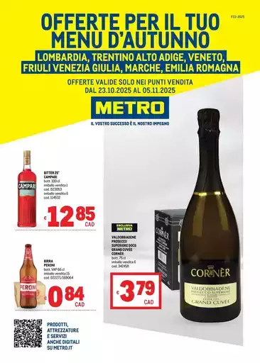 Offerte Menù d'Autunno - Area 1 Offerte Menù d'Autunno - Area 1