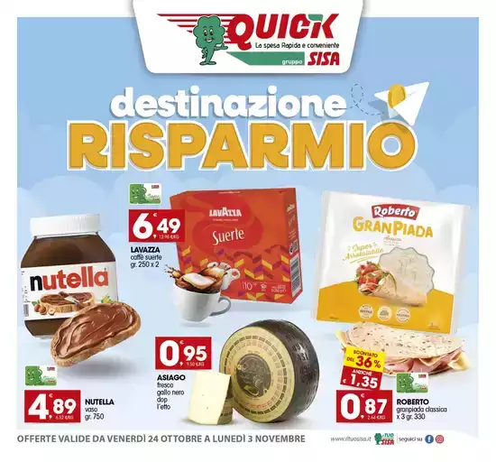 Destinazione risparmio Destinazione risparmio
