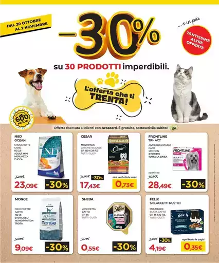 -30% su 30 prodotti imperdibili! -30% su 30 prodotti imperdibili!