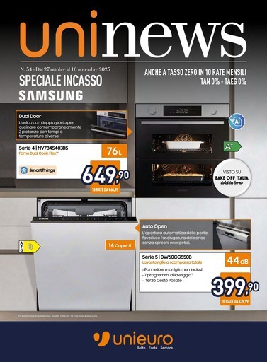 Speciale Incasso da Unieuro! Speciale Incasso da Unieuro!