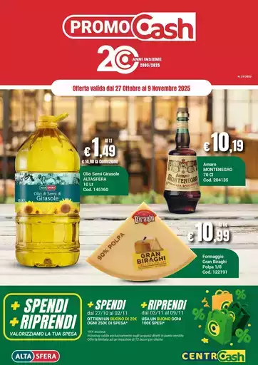 Offerta valida dal 27 Ottobre al 9 Novembre 2025 Offerta valida dal 27 Ottobre al 9 Novembre 2025