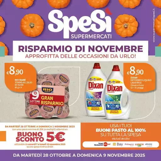 RISPARMIO DI NOVEMBRE