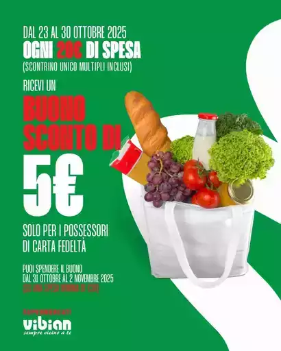 Buono sconto di 5€ Buono sconto di 5€