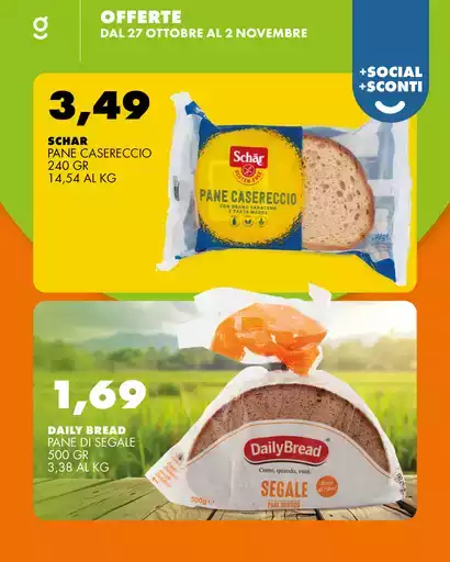 Offerte dal 27 ottobre al 2 novembre Offerte dal 27 ottobre al 2 novembre