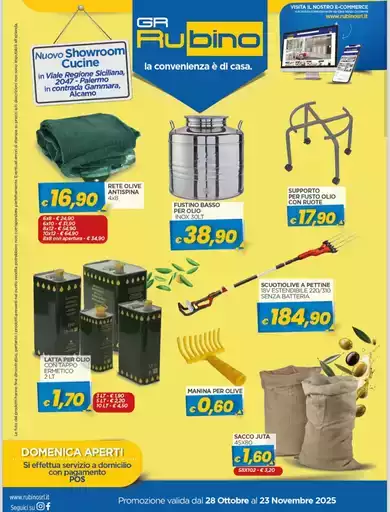 Promozion calida da 28 ottobre al 23 novembre Promozion calida da 28 ottobre al 23 novembre