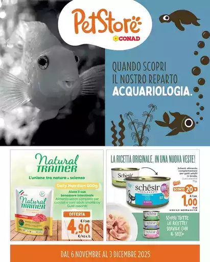 Quando scopri il nostro reparto Acquariologia.