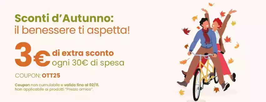Sconti d'autunno! Sconti d'autunno!