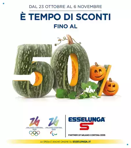 Sconti fino al 50%