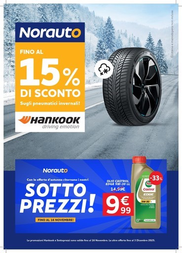 Fino al 15% di sconto! Fino al 15% di sconto!