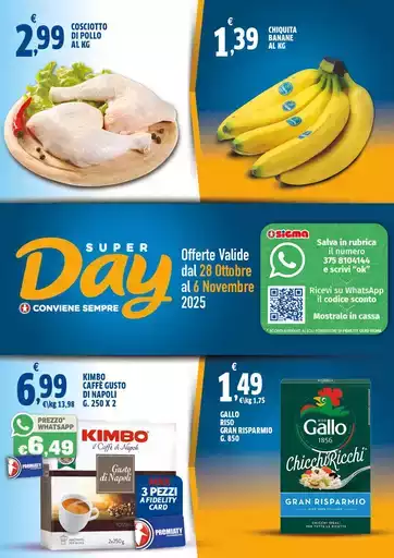 Offerte valide dal 28 ottobre al 6 novembre Offerte valide dal 28 ottobre al 6 novembre