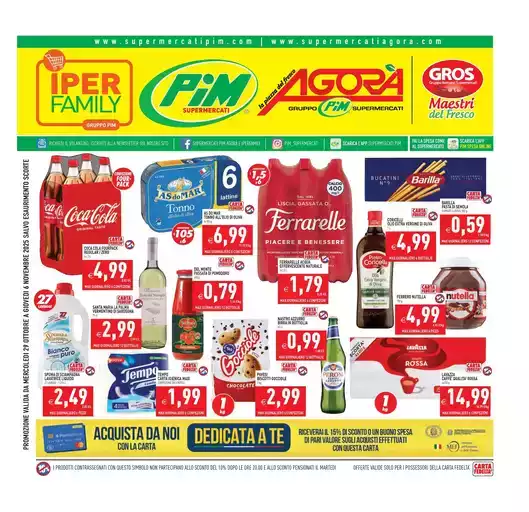 OFFERTE DAL 29 OTTOBRE AL 6 NOVEMBRE 2025 OFFERTE DAL 29 OTTOBRE AL 6 NOVEMBRE 2025
