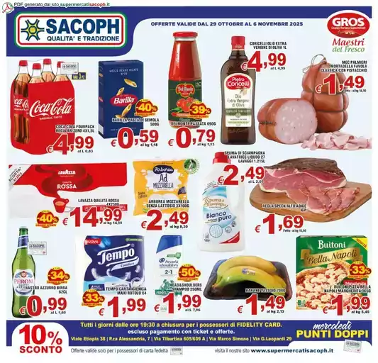 Offerte valide dal 30 ottobre al 6 novembre 2025 Offerte valide dal 30 ottobre al 6 novembre 2025