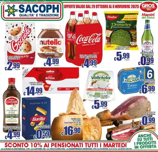 Offerte valide dal 30 ottobre al 6 novembre 2025