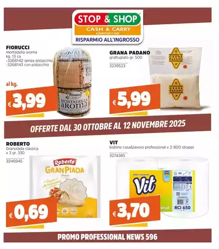 OFFERTE DAL 30 OTTOBRE AL 12 NOVEMBRE 2025