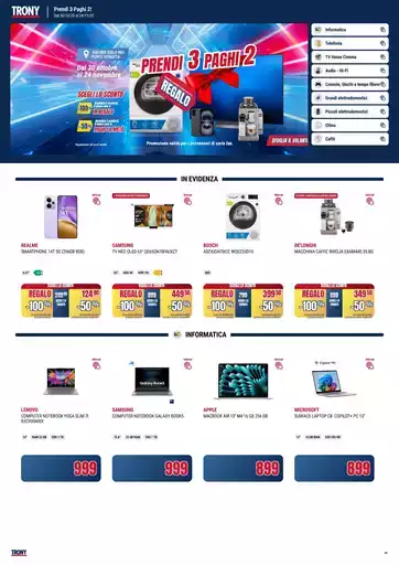 Prendi 3, paghi 2 Prendi 3, paghi 2