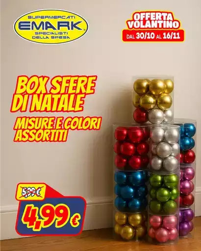 Box sfere di natale Box sfere di natale