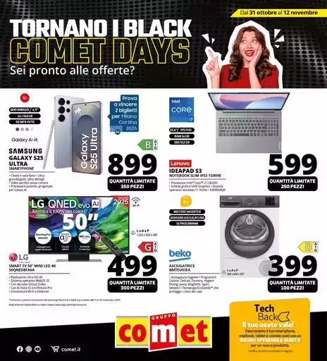 Tornano i black Comet days! Tornano i black Comet days!