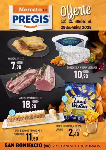 Offerte dal 21 ottobre al 29 novembre 2025