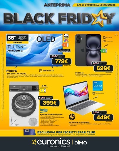 Anteprima Black Friday Anteprima Black Friday