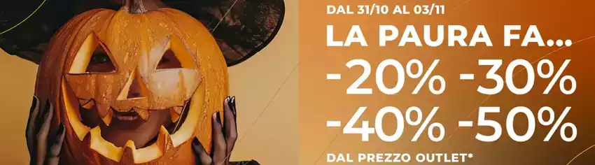 La Paura fa -20%, -30%, -40% e -50% La Paura fa -20%, -30%, -40% e -50%