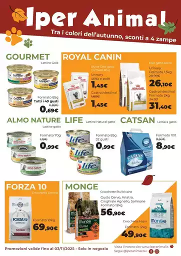 Promozioni valide fino al 03/11/2025 Promozioni valide fino al 03/11/2025