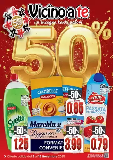 Sconti fino al 50%