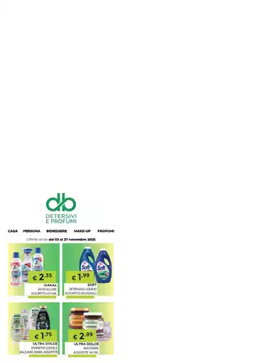 Offerte valide dal 03 al 27 novembre