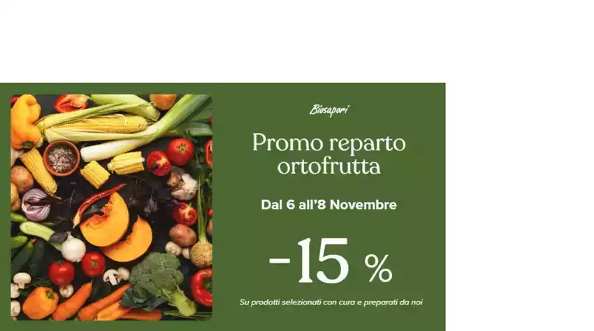 Promo reparto ortofrutta