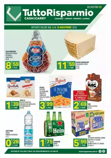 Offerte valide dal 3 al 16 novembre 2025 Offerte valide dal 3 al 16 novembre 2025