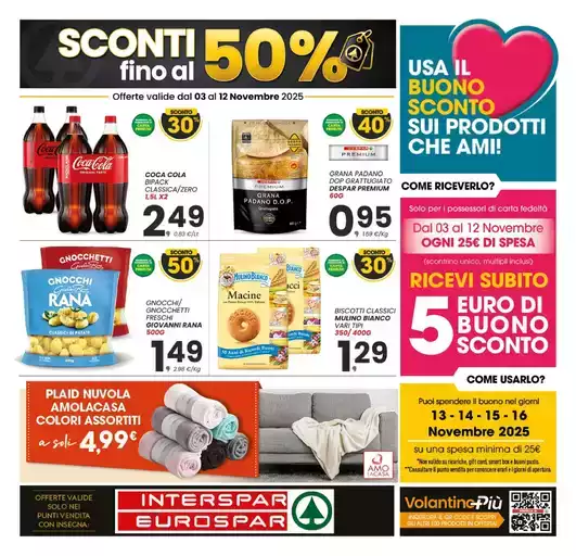 Sconti fino al 50%