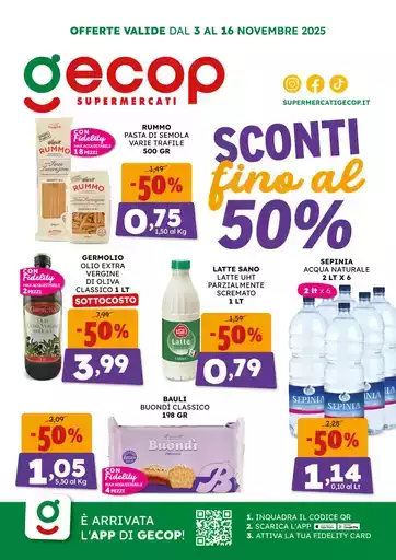 SCONTI fino al 50%