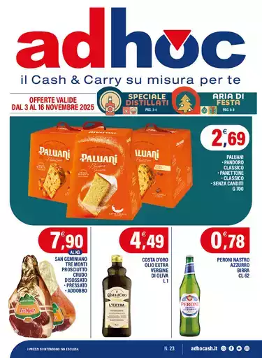 OFFERTE VALIDE DAL 3 AL 16 NOVEMBRE